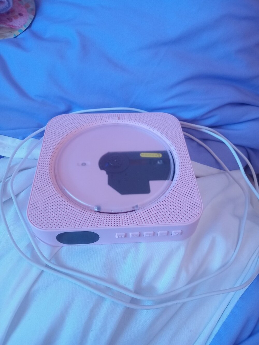 Portable Pink CD Player